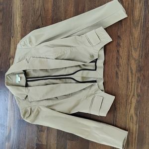 Anthropologie beige blazer size 0